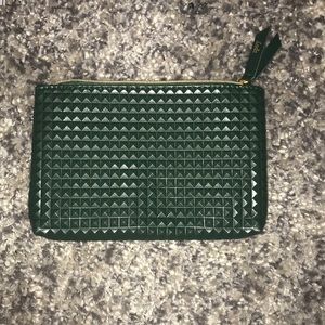 Green Ipsy bag NWOT